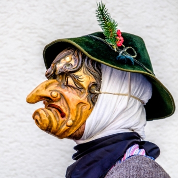 Holzmaske Fasnacht Mittenwald